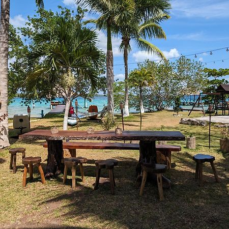 Cabana Con Muelle Privado En La Laguna De Bacalar Bagian luar foto