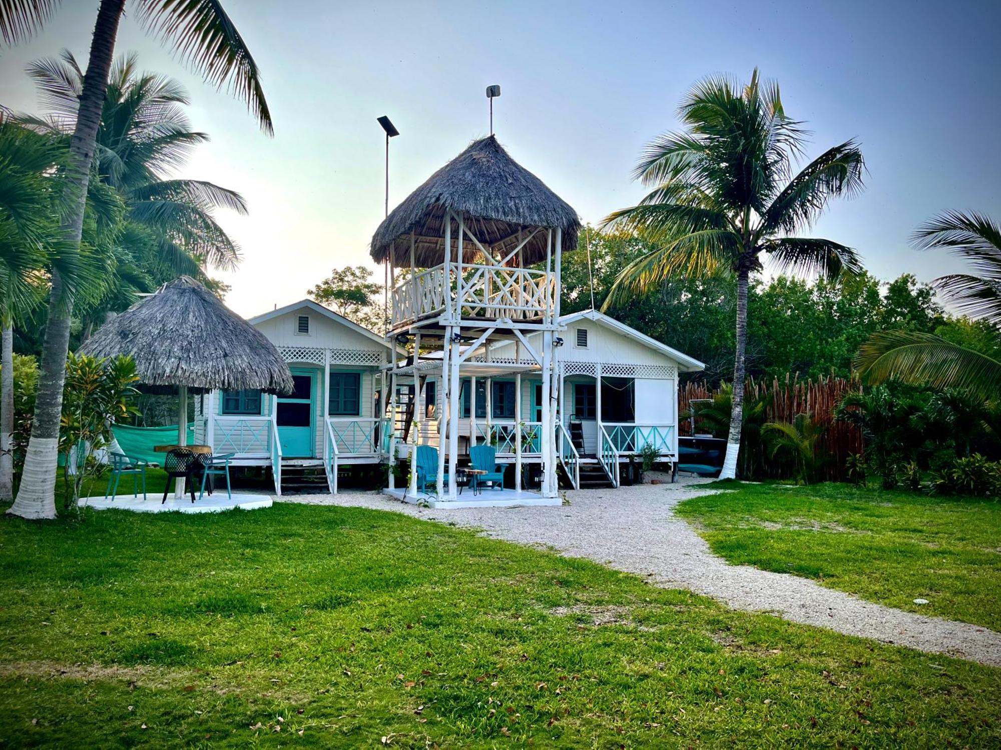 Cabana Con Muelle Privado En La Laguna De Bacalar Bagian luar foto