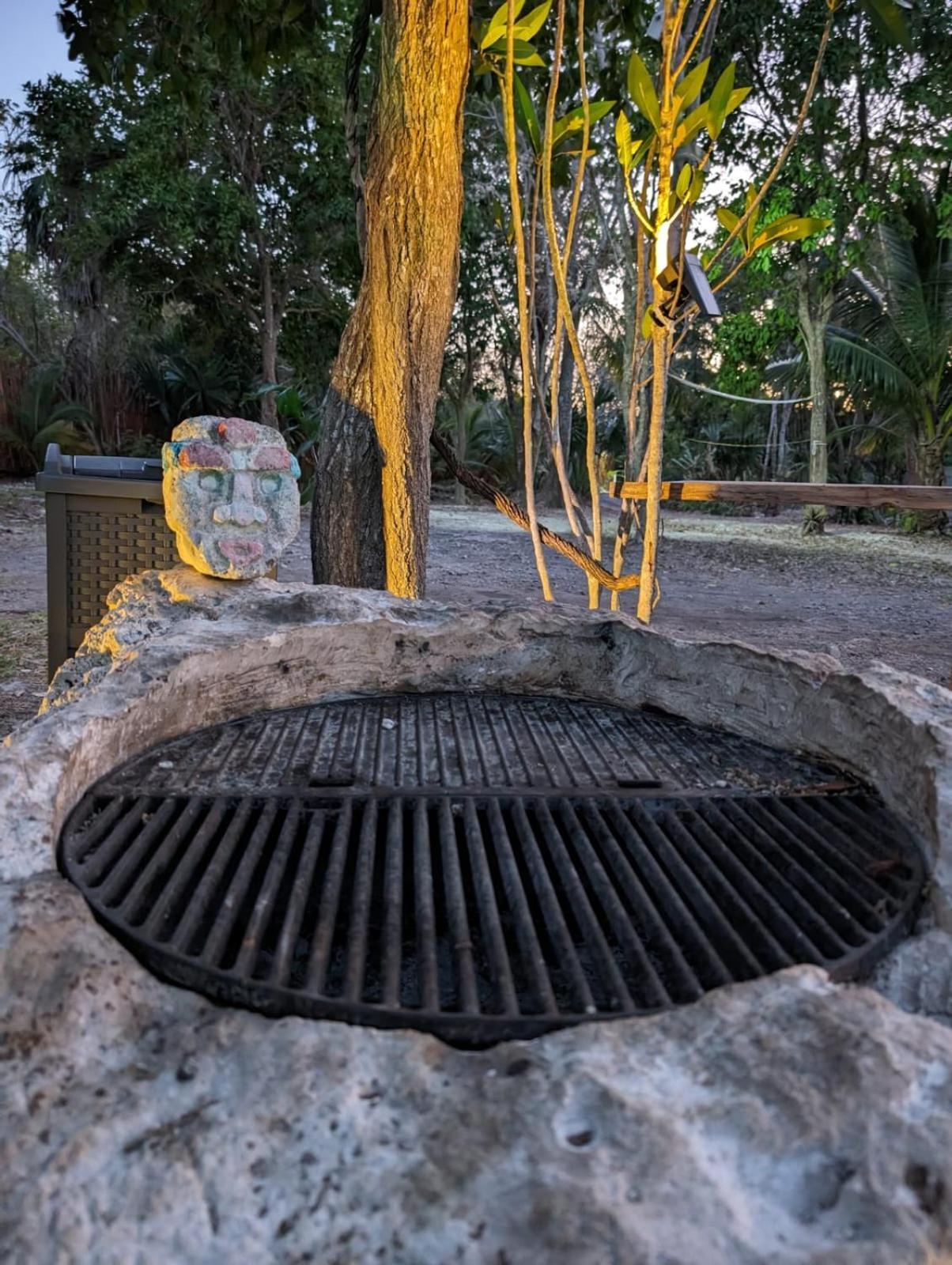 Cabana Con Muelle Privado En La Laguna De Bacalar Bagian luar foto